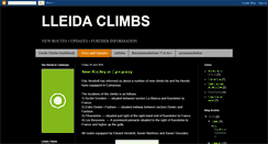 Desktop Screenshot of lleidaclimbs.com